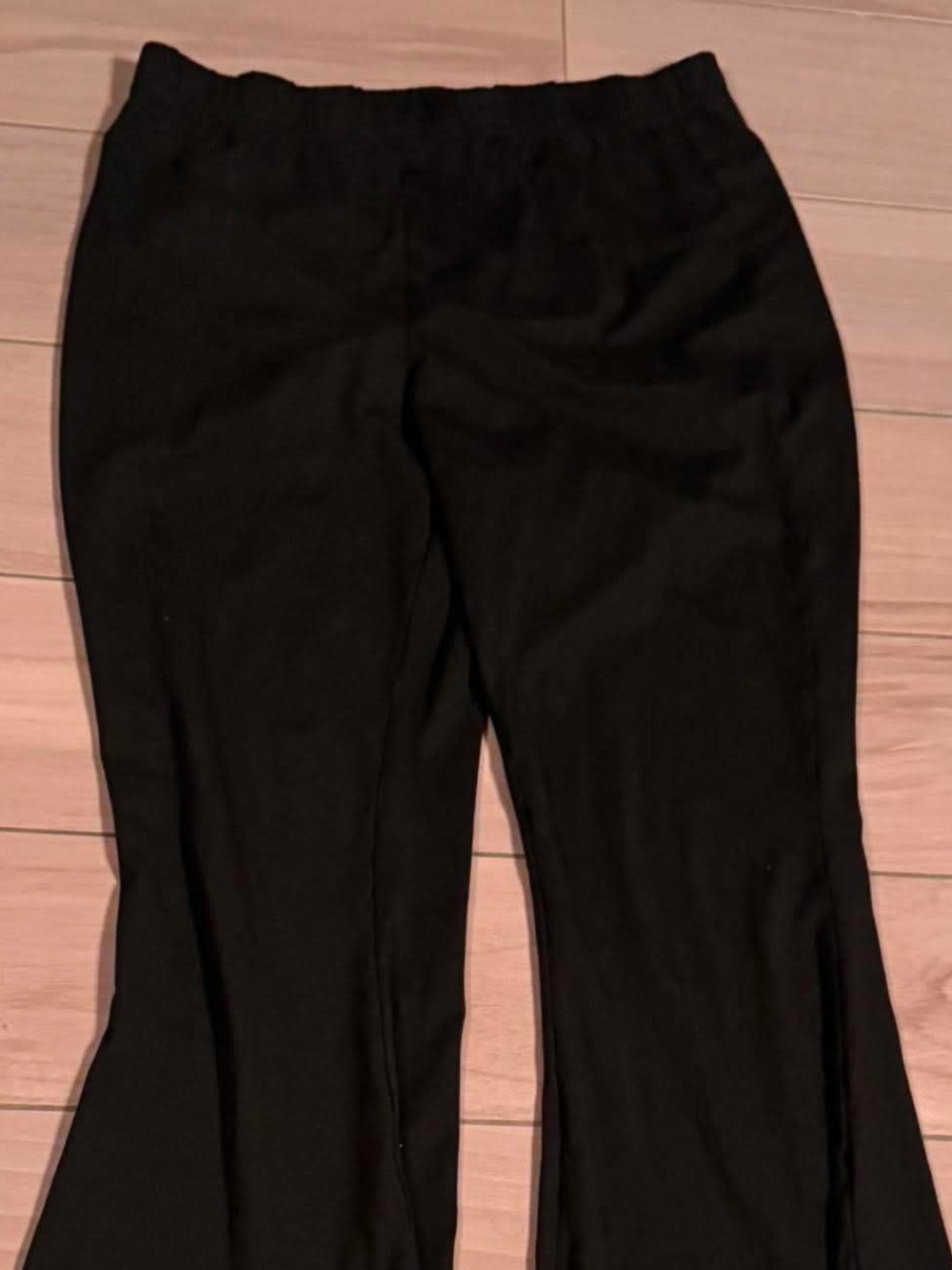 SHEIN Black Stretch Flare Pants XL - Picture 5 of 6